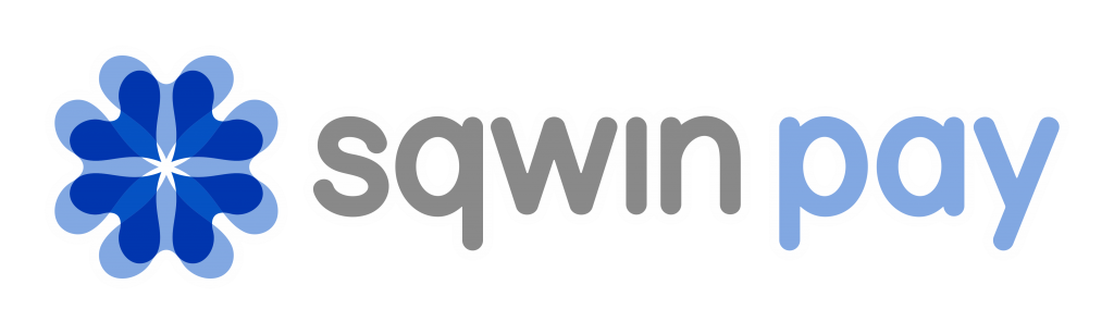SQWIN Pay Sign and Text Logo